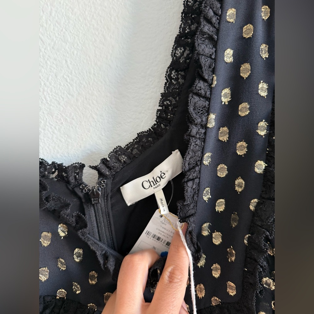NWT Chloe Maxi Dress Black - Picture 9 of 15
